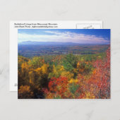 Uitzicht van Monument Mountain Foliage Briefkaart (Voorkant / Achterkant)