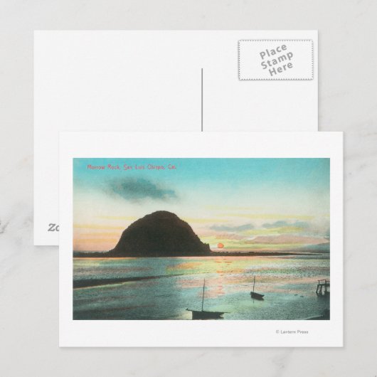 Uitzicht van Morrow Rock en de Bay Briefkaart (Voorkant / Achterkant)