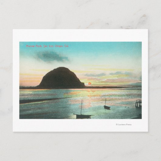 Uitzicht van Morrow Rock en de Bay Briefkaart (Voorkant)