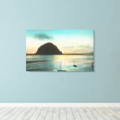 Uitzicht van Morrow Rock en de Bay Canvas Afdruk (Insitu (Houten vloer))