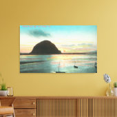 Uitzicht van Morrow Rock en de Bay Canvas Afdruk (Insitu (Woonkamer))