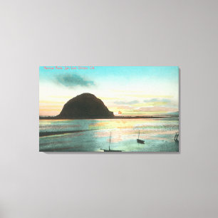 Uitzicht van Morrow Rock en de Bay Canvas Afdruk