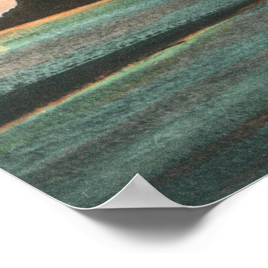 Uitzicht van Morrow Rock en de Bay Poster (Hoek)