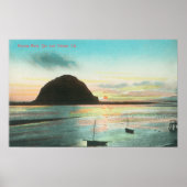 Uitzicht van Morrow Rock en de Bay Poster (Voorkant)