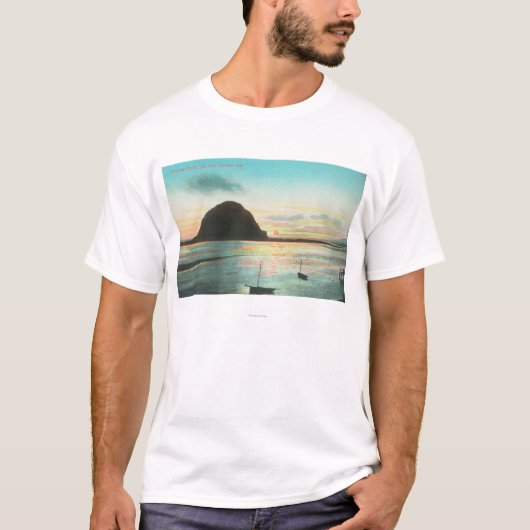 Uitzicht van Morrow Rock en de Bay T-shirt (Voorkant)