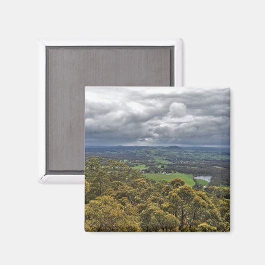 Uitzicht van Mount Buninyong Magnet (Voorkant / Achterkant)