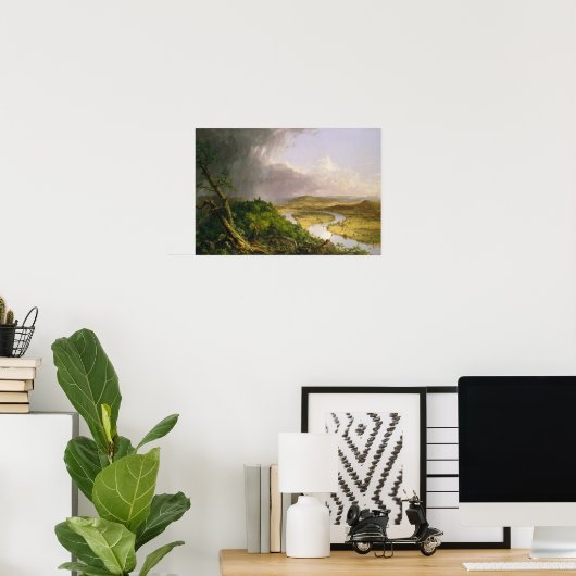 Uitzicht van Mount Holyoke, Northampton, Poster (Thuiskantoor)