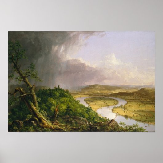 Uitzicht van Mount Holyoke, Northampton, Poster (Voorkant)