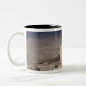 Uitzicht van Mount Moses Tweekleurige Koffiemok (Links)