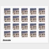 Uitzicht van Mount Moses Vierkante Sticker (Vel)