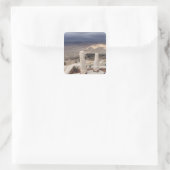 Uitzicht van Mount Moses Vierkante Sticker (Tas)