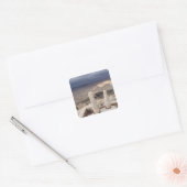 Uitzicht van Mount Moses Vierkante Sticker (Envelop)