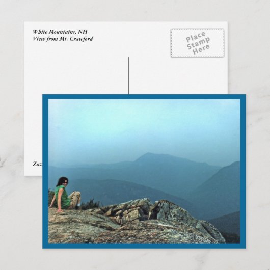 Uitzicht van Mt. Crawford Briefkaart (Voorkant / Achterkant)