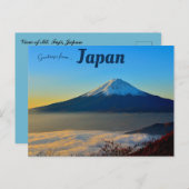 Uitzicht van Mt Fuji Briefkaart (Voorkant / Achterkant)