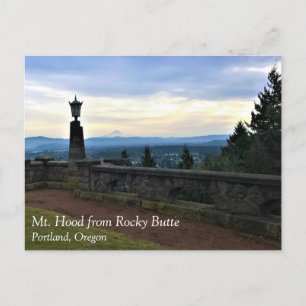 Uitzicht van Mt. Hood, Portland, Briefkaart Oregon