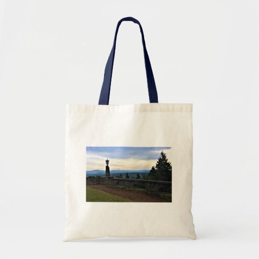 Uitzicht van Mt. Hood, Portland, Oregon Tote Bag (Voorkant)