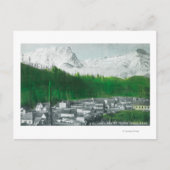 Uitzicht van Mt Index en Mt Persis Briefkaart (Voorkant)