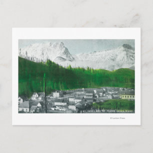 Uitzicht van Mt Index en Mt Persis Briefkaart