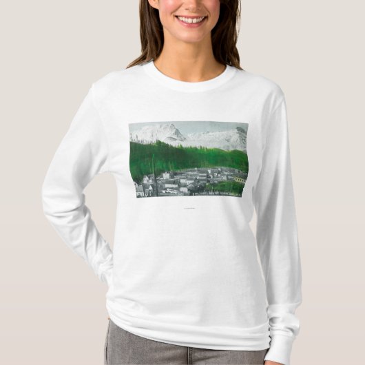 Uitzicht van Mt Index en Mt Persis T-shirt (Voorkant)