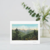 Uitzicht van Mt. Marcy, Saddleback, Sawtooth Briefkaart (Staand voorkant)