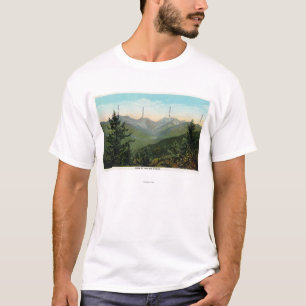 Uitzicht van Mt. Marcy, Saddleback, Sawtooth T-shirt