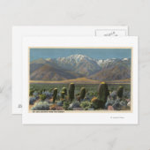 Uitzicht van Mt. San Jacinto Near Palm Springs Briefkaart (Voorkant / Achterkant)