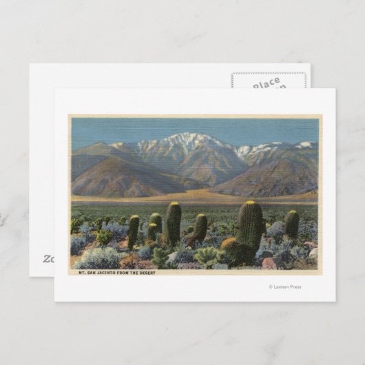 Uitzicht van Mt. San Jacinto Near Palm Springs Briefkaart (Voorkant / Achterkant)