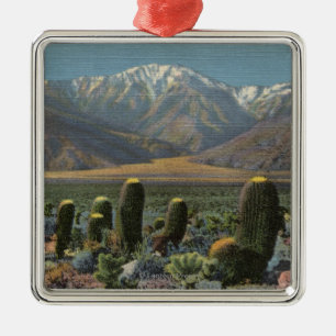 Uitzicht van Mt. San Jacinto Near Palm Springs Metalen Ornament