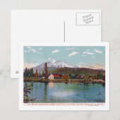 Uitzicht van Mt. Shasta van de vishatchery Briefkaart (Voorkant / Achterkant)