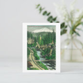 Uitzicht van Mt. Shasta van Shasta Retreat Briefkaart (Staand voorkant)