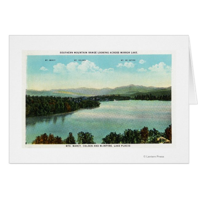 Uitzicht van Mts. Marcy, Colden en McIntyre (Voorkant Horizontaal)