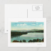 Uitzicht van Mts. Marcy, Colden en McIntyre Briefkaart (Voorkant / Achterkant)