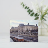 Uitzicht van Musee d'Orsay van het noordwesten Briefkaart (Staand voorkant)