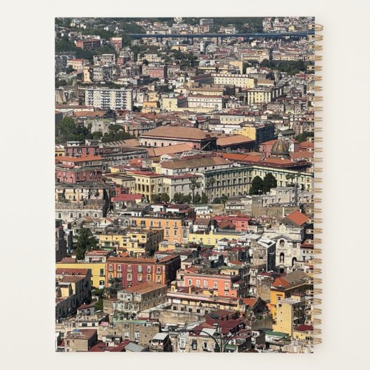 Uitzicht van Napels, Italië Planner Organizer (Achterkant)