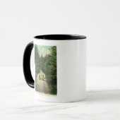 Uitzicht van Natives in het Indiase rivierpark Mok (Voorkant links)