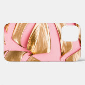 Uitzicht van natuurlijk goud, onder monstera trop Case-Mate iPhone case (Achterkant (horizontaal))