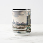 Uitzicht van Navy Pier - Chicago Foto Mok (Center)