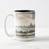 Uitzicht van Navy Pier - Chicago Foto Mok (Links)