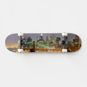 Uitzicht van Neder-Manhattan en de Brooklyn Bridge Persoonlijk Skateboard (Horizontaal)