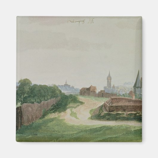 Uitzicht van Neurenberg, 1496-1997 Magneet (Voorkant)