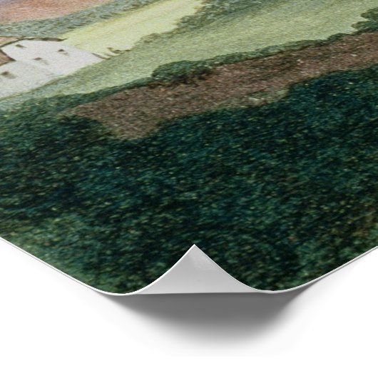 Uitzicht van Neurenberg, 1496-1997 Poster (Hoek)