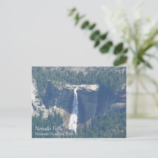 Uitzicht van Nevada-Herfsten uit Glacier Point, CA Briefkaart (Staand voorkant)