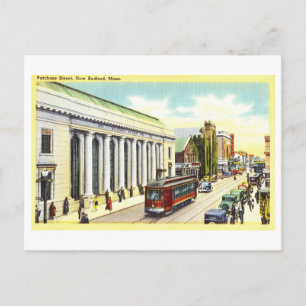  Uitzicht van New Bedford, Massachusetts, Briefkaart