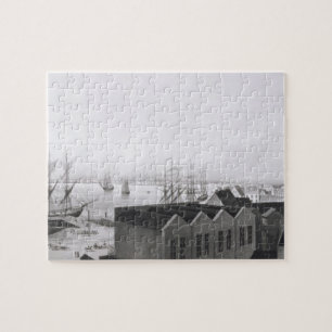 Uitzicht van New Orleans uit de Lower Cotton Pr Legpuzzel