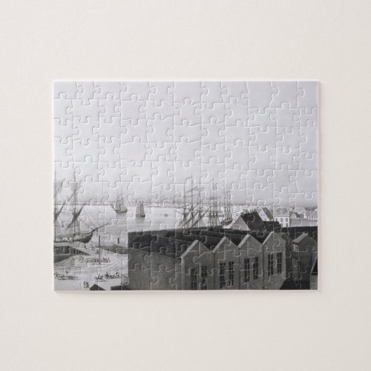 Uitzicht van New Orleans uit de Lower Cotton Pr Legpuzzel (Horizontaal)