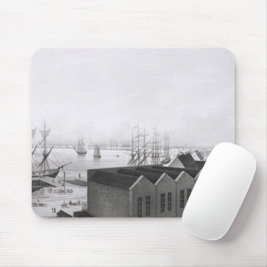 Uitzicht van New Orleans uit de Lower Cotton Pr Muismat (Met muis)