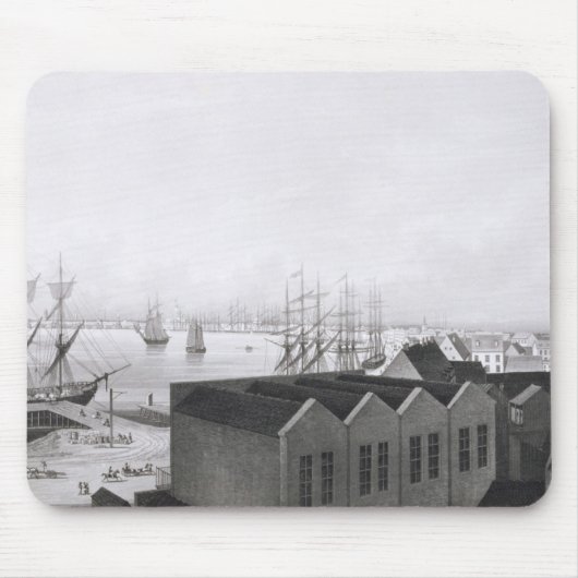 Uitzicht van New Orleans uit de Lower Cotton Pr Muismat (Voorkant)