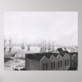 Uitzicht van New Orleans uit de Lower Cotton Pr Poster (Voorkant)