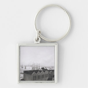 Uitzicht van New Orleans uit de Lower Cotton Pr Sleutelhanger