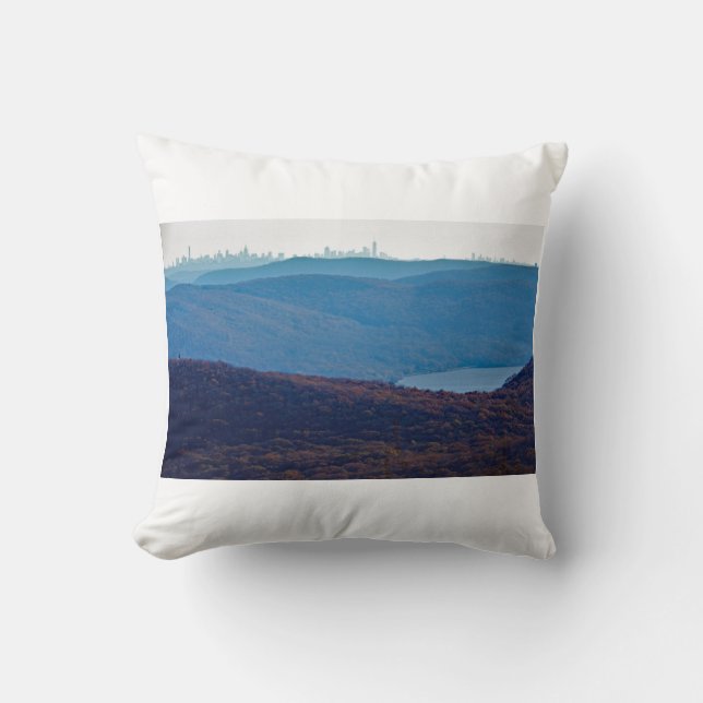 Uitzicht van New York City van Mount Beacon Kussen (Voorkant)